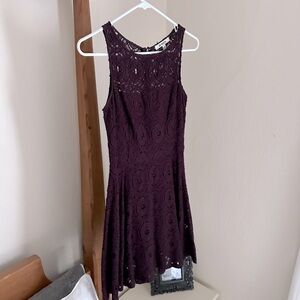 Nordstrom Purple lace dress